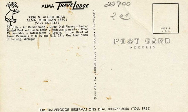 Travelodge  - Alma Location (newer photo)